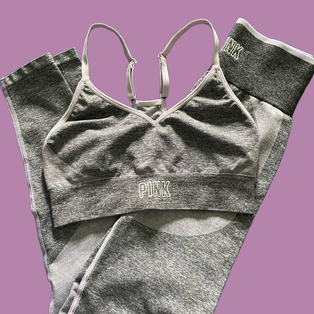 PINK by Victoria Secret Seamless Workout Set NWOT